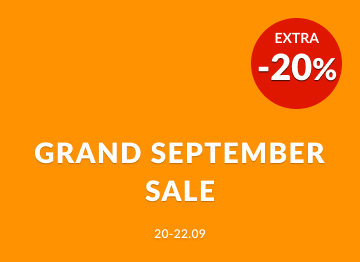 Grand September Sale Extra 20off