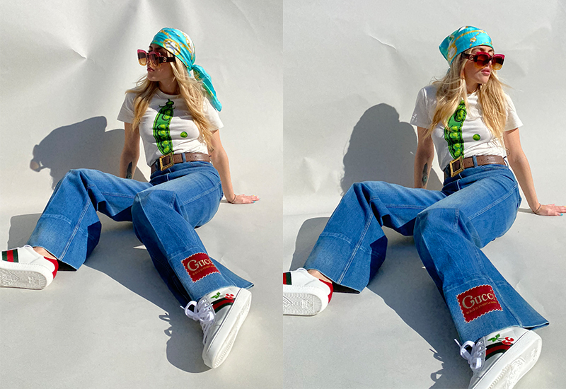 Кроссовки Gucci Ace. Эмма Бонно (@emma.bonneaud)