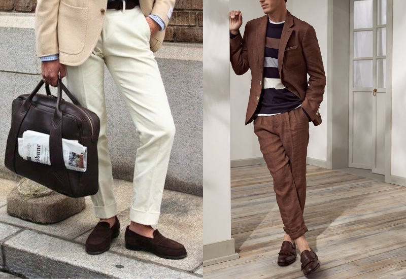 С чем носить мужские лоферы: