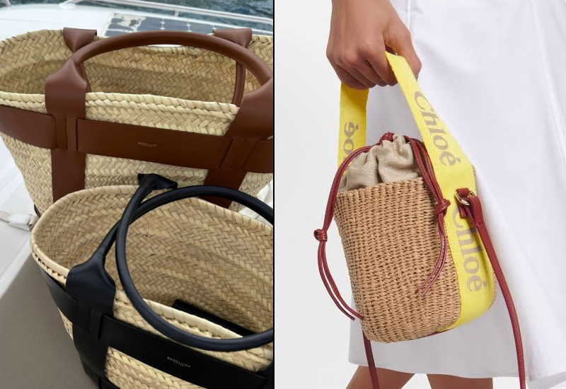 Соломенные сумки
