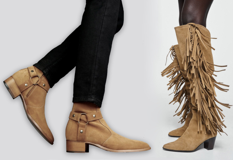 Замшевая обувь