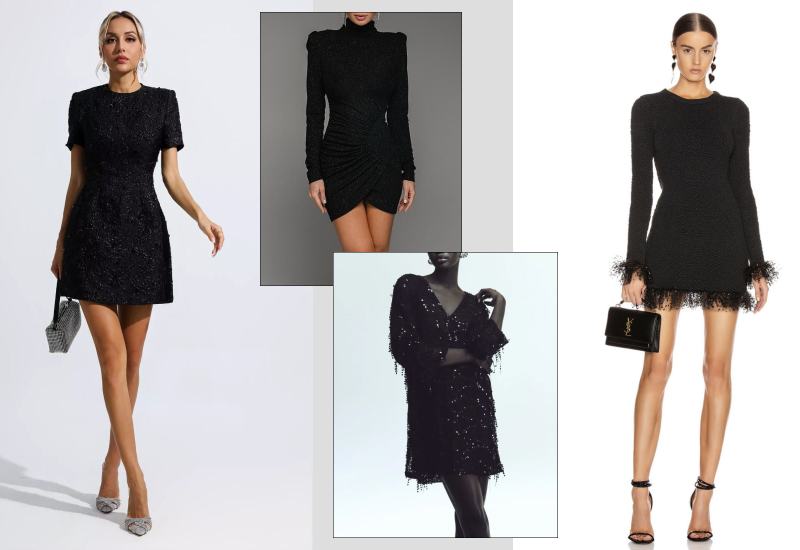 Классика на все времена: черное платье