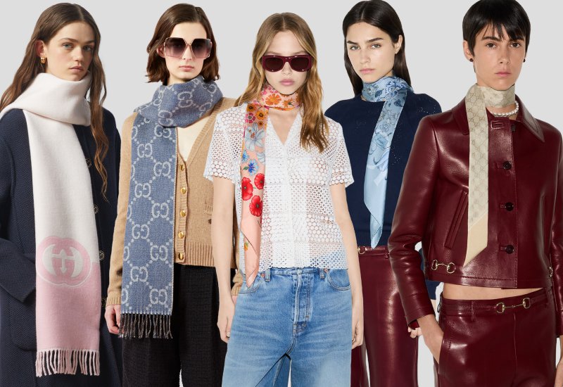 Женские шарфы и платки