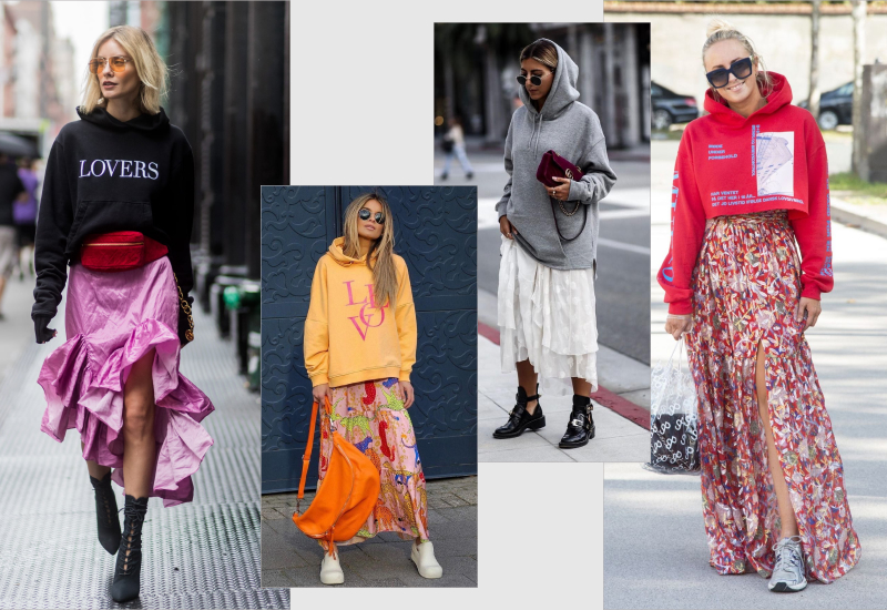 Худи с платьем