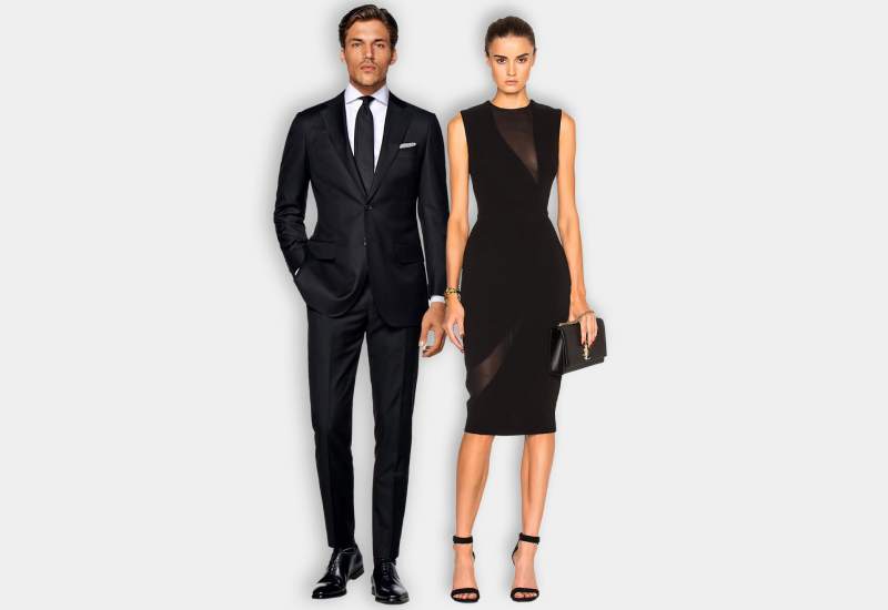 Элегантный вечерний лук