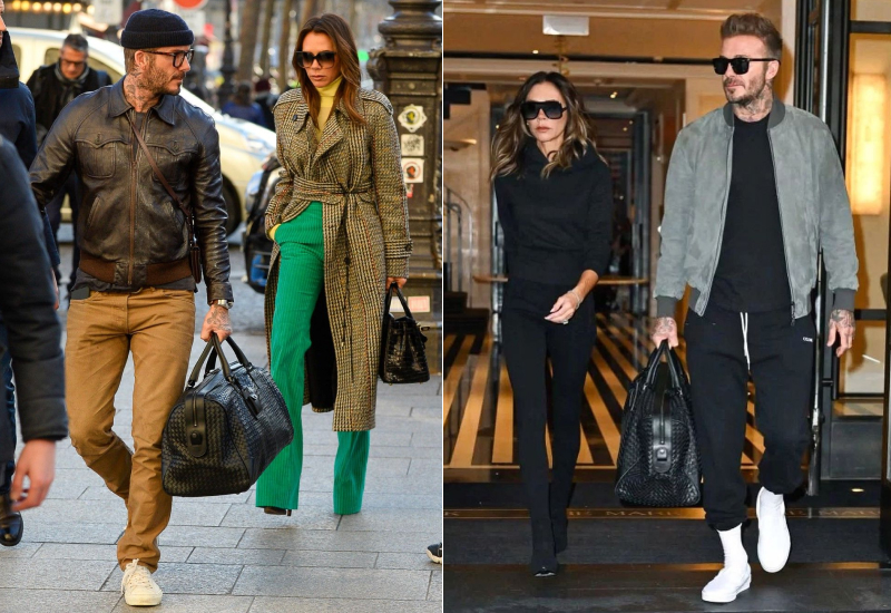 Дэвид и Виктория Бекхэм: сasual-шик