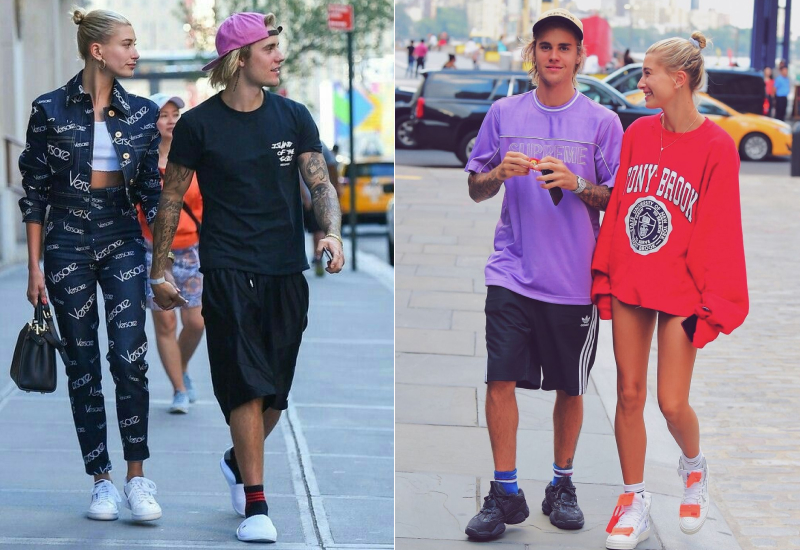 Джастин и Хейли Бибер: спортивный шик