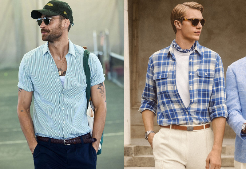 Пляжный вариант: накинуть на майку