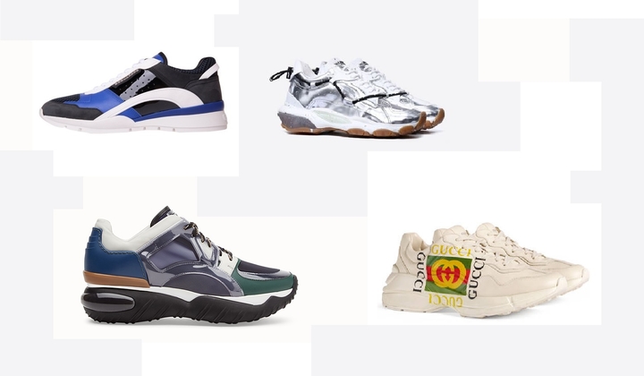 Акцент на обувь.