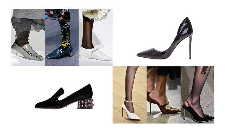 Туфли на шпильке VS на толстом каблуке