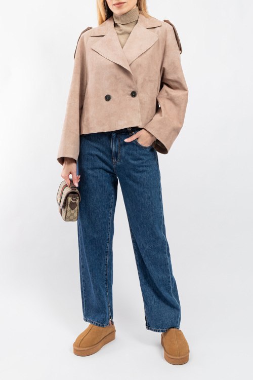 Кожаная куртка Max Mara