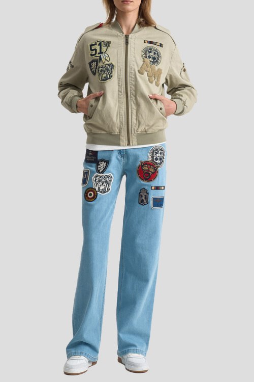 Прямые джинсы Aeronautica Militare