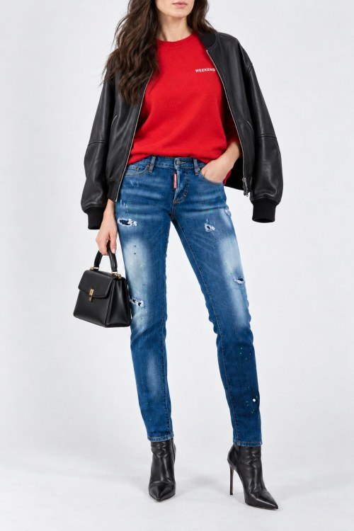 Джинсы скинни Dsquared2