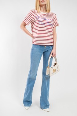 Широкие джинсы Elisabetta Franchi