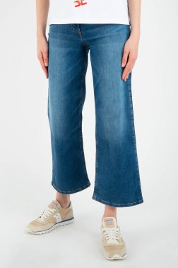 Широкие джинсы Elisabetta Franchi