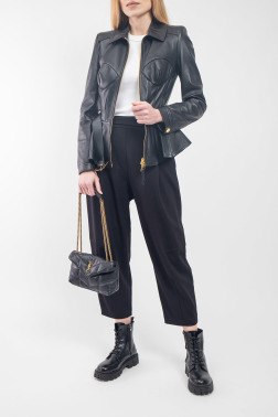 Кожаная куртка Elisabetta Franchi