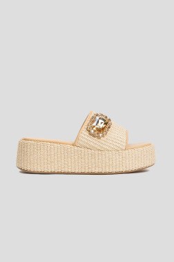 Шлепанцы на каблуке Loriblu