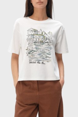Женская футболка Max Mara