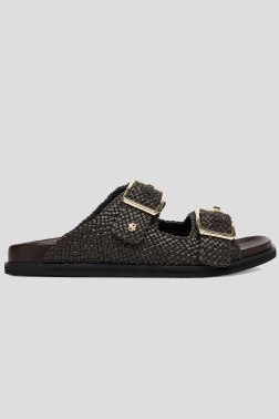 Шлепанцы без каблука Hugo Boss