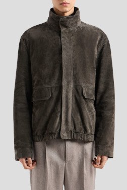 Кожаная куртка Armani