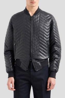 Кожаная куртка Armani