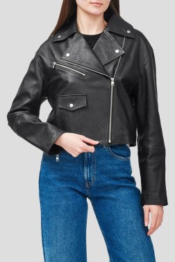 Кожаная куртка Hugo Boss