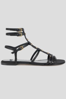 Босоножки без каблука Elisabetta Franchi