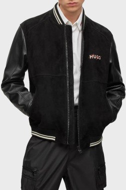 Кожаная куртка Hugo Boss