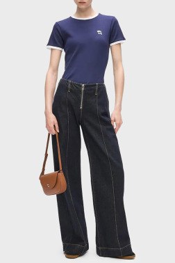 Широкие джинсы Karl Lagerfeld