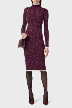 Вязаное платье Elisabetta Franchi