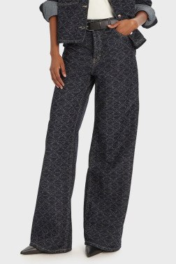 Широкие джинсы Hugo Boss