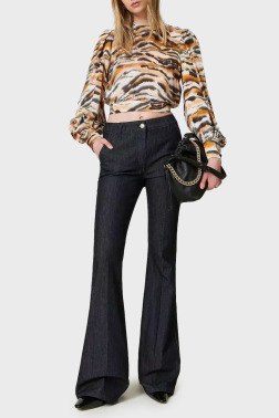 Широкие джинсы TWINSET