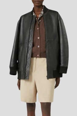 Кожаная куртка Max Mara