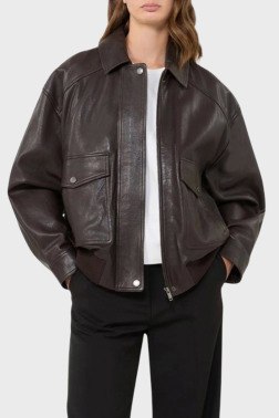 Кожаная куртка Max Mara