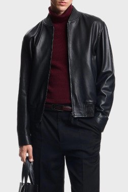 Кожаная куртка Armani