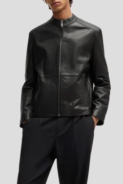 Кожаная куртка Hugo Boss