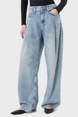 Широкие джинсы Hugo Boss