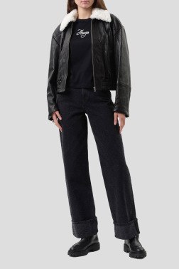 Кожаная куртка Hugo Boss