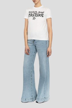 Широкие джинсы Versace
