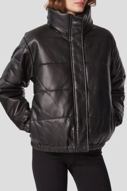 Кожаная куртка Donna Karan
