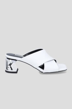 Шлепанцы на каблуке Karl Lagerfeld