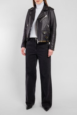 Кожаная куртка Coach