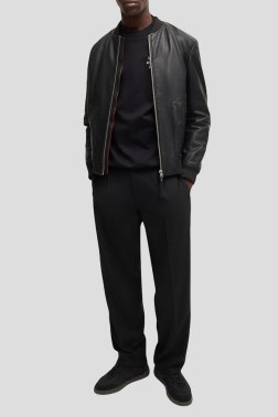Кожаная куртка Hugo Boss