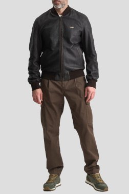 Кожаная куртка Aeronautica Militare