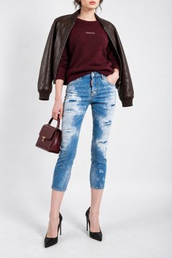 Джинсы скинни Dsquared2