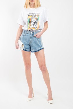 Джинсовые шорты Moschino