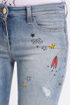 Джинсы скинни Elisabetta Franchi