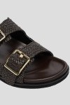 Шлепанцы без каблука Hugo Boss