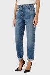Джинсы бойфренд Elisabetta Franchi