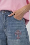 Широкие джинсы Chrome Hearts